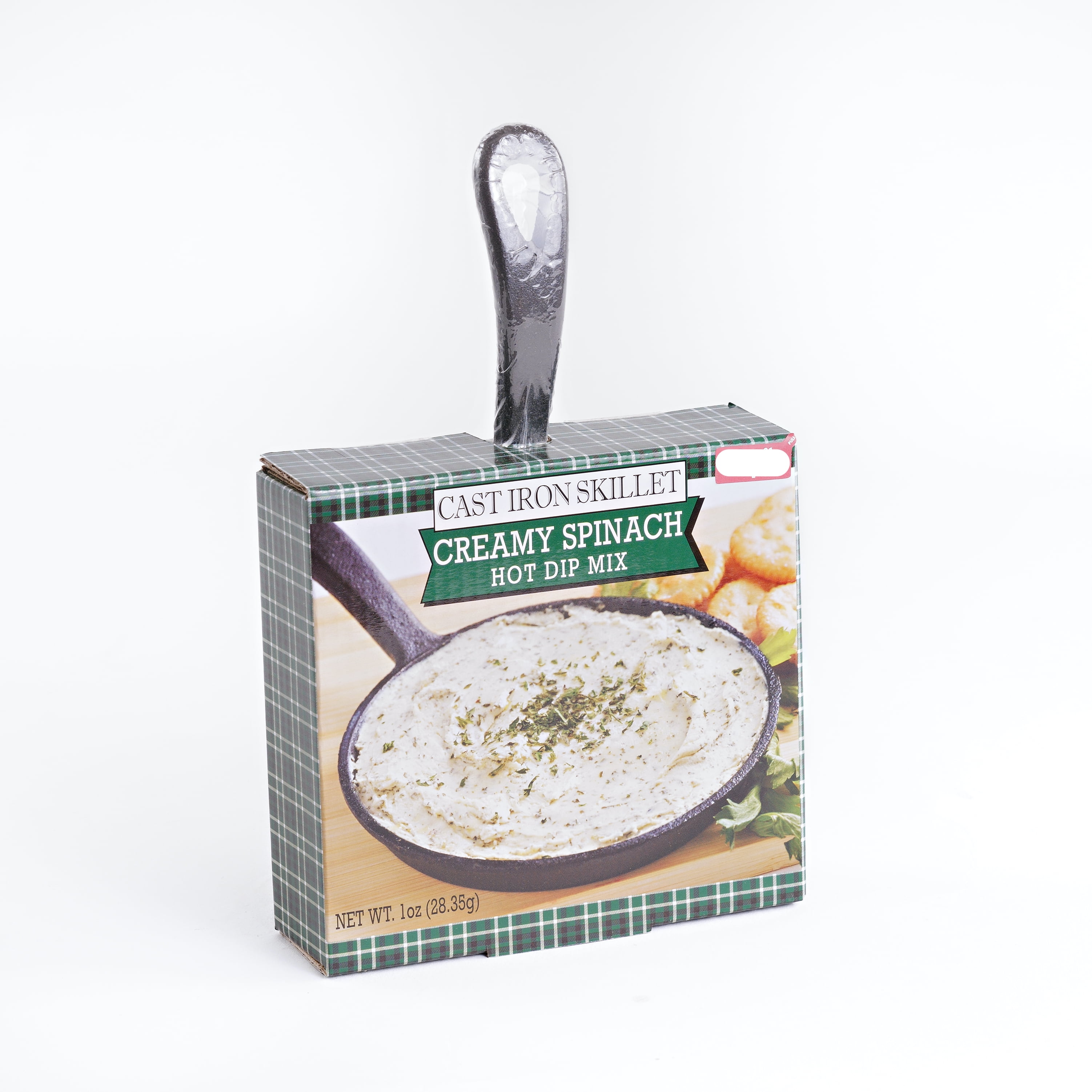 (3 pack) SCM Designs Mini Cast Iron Skillet with Creamy Spinach Dip Mix 1 oz 1 Count