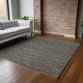 thumbnail image 6 of Addison Rugs Mayfield Washable Transitional Stripes Chocolate Rectangle Rug, 10' x 14', 6 of 6