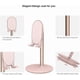 thumbnail image 4 of Phone Stand for Desk, Cell Phone Stand Adjustable Desk Phone Holder Tablet Holder Phone Dock (PINK), 4 of 4