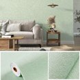 thumbnail image 3 of Papel tapiz de pared autoadhesivo de espuma 3D de lino de PVC de color sólido, grueso, impermeable, para renovación de paredes, decoración del hogar, 3 of 5