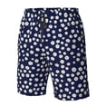 thumbnail image 4 of Balery Daisies Flowers Traje de Baño Estilo Hawaiano para Hombre, Shorts de Secado Rápido con Bolsillos-XX-Large, 4 of 6
