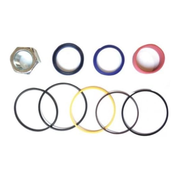 Bobcat Hydraulic Seal Kit 7162060 - Cylinder Repair Kit for 331, 334, 329 Excavators - 3.25" Bore, 1.75" Rod - Heavy Duty Construction Equipment Parts