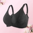 thumbnail image 4 of Vedolay Bras Women's Plus Size Front-Close T-Back Wonderwire Underwire,Black 40, 4 of 5