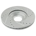 thumbnail image 2 of TRQ Front Performance Brake Pad & Rotor Kit Brake Pads Brake Rotors Set Ceramic Premium G-Coated Fits Select 2004-2013 Mazda 3, 2 of 4