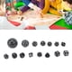 thumbnail image 4 of Game Dice Set, Polyhedral Dice Set Practical D3 To D100 Desktop Decoration  For Role Playing ANGGREK Palabras en blanco y negro, 4 of 8