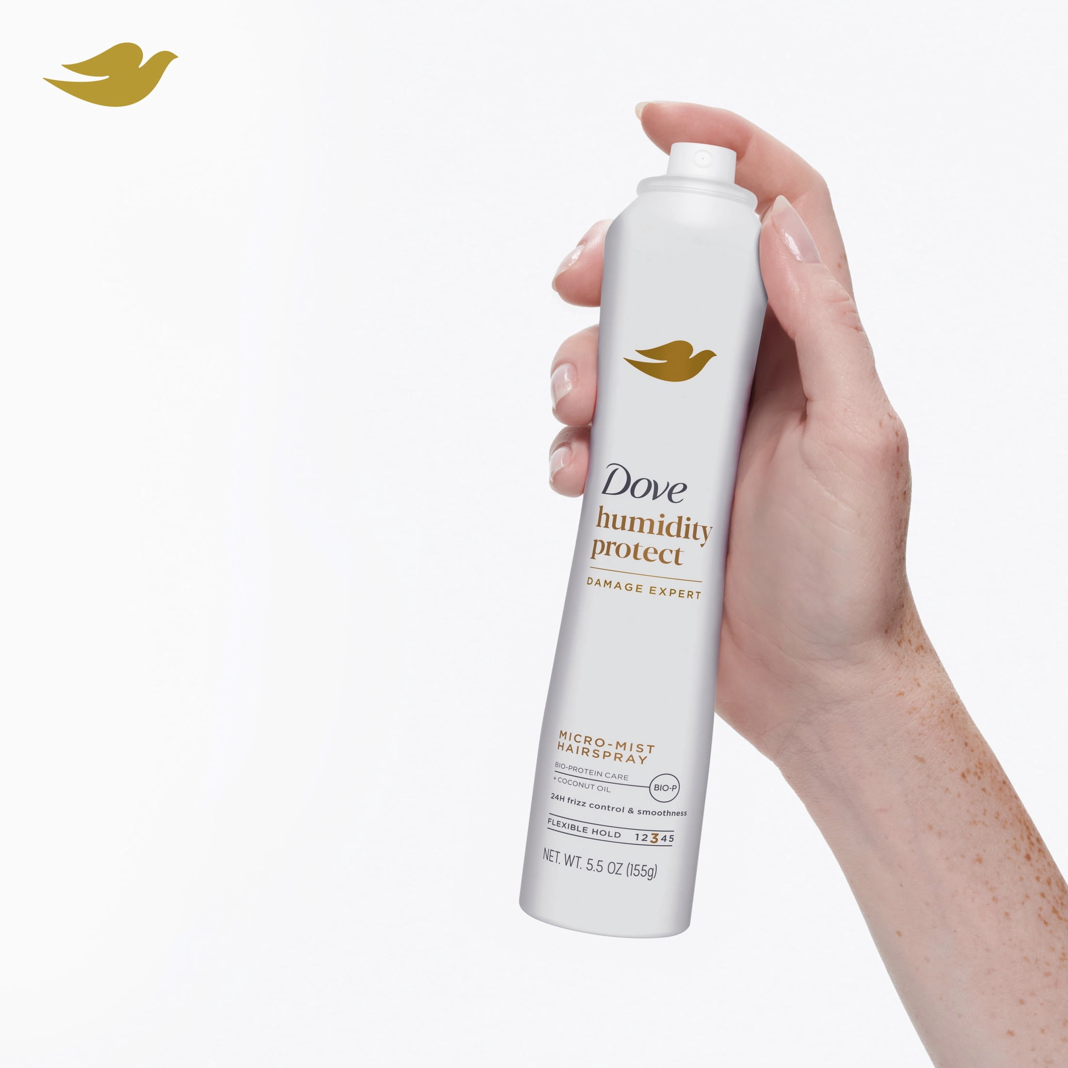 Dove Flexible Hold Styling Hairspray Protect Micro-Mist, 5.5 oz