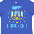 thumbnail image 4 of Inktastic Happy Hanukkah with Menorah and Stars Boys or Girls Toddler T-Shirt, 4 of 5