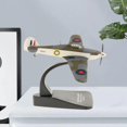 thumbnail image 4 of Diecast 1:72 Fighter con Display Office Room Decoración de escritorio Adornos Coleccionables Regalos Viento fuerte Baoblaze Avión de combate, 4 of 8