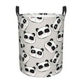 thumbnail image 2 of Uemuo Cute Panda Pattern Circular Laundry Hamper Basket with handles,Collapsible laundry basket,Large capacity laundry hamper,Laundry Organizer-Medium, 2 of 8