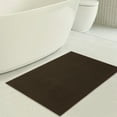 thumbnail image 5 of American Soft Linen, Slip Reducer Bath Rug, 100% Cotton 17x24 inches, Soft Absorbent Bath Mat Rugs, Brown, 5 of 7