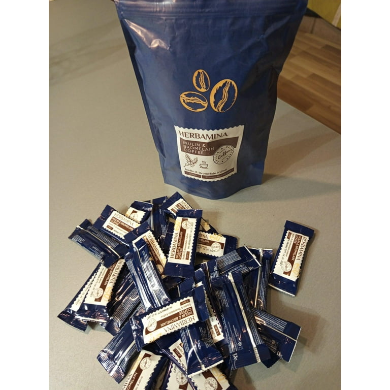 Café Herbamina à L'Inuline Et Bromélaïne - Boîte De 30 Comprimés - Neuf