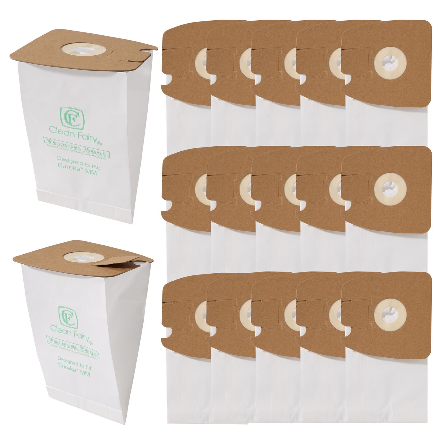CF Clean Fairy 15Pack Vacuum Cleaner Bags Compatible with Eureka MM 60295A 60295B for 3670 3680 Canister Models