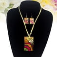 thumbnail image 2 of MasteelfCA Fashion Figure Shell Painted Jewelry Set Women Earrings Pendant Necklace Jewelry Set, 2 of 7