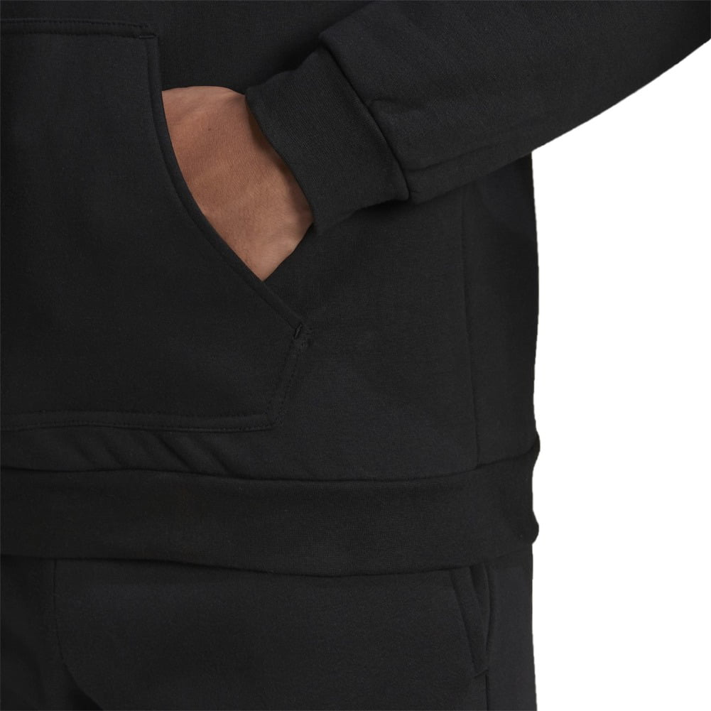 Adidas Men\'s Hoodie Entrada 22 Long Sleeve Casual Drawstring Pullover  Sweatshirt, Black, M