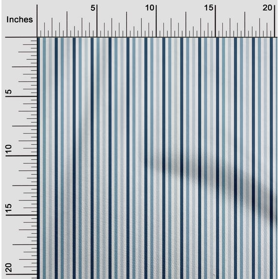 oneOone Viscose Jersey Navy Blue Fabric Stripe Quilting Supplies Print Sewing Fabric By The Yard 60 Inch Wide