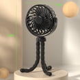 thumbnail image 3 of Fountwell Battery Operated Fan, Rechargeable Clip-On Fan for Car Seat, Wagon, Bike, Treadmill – Travel Accessory for Beach, Outdoor, Gift Idea, 3 of 7