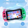 thumbnail image 3 of Game Controller Compatible with Nintendo Swicth, L/R Joycon Replacement with 6-Asix Gyro/Dual Motors - Pink&Green, 3 of 5