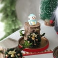 thumbnail image 5 of WICVIK Christmas Micro Landscapes:Xmas Miniature Figurines Santa Claus Snowman Christmas Tree Reindeer Gifts Mini Resin Landscape for Xmas Home Party Cake Toppers Décor, 5 of 7