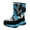Blue, variant on Boys Girls Wnter Snow Boots Warm Outdoor Hiking Shoes Waterproof Anti-Slip Boots,Gray 12.5