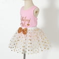thumbnail image 4 of Younger Tree Toddler Girl Birthday Dress Outfits Sleeveless Princess Party Tutu Skirt Summer Clothes Set for 4-5 Years, 4 of 7