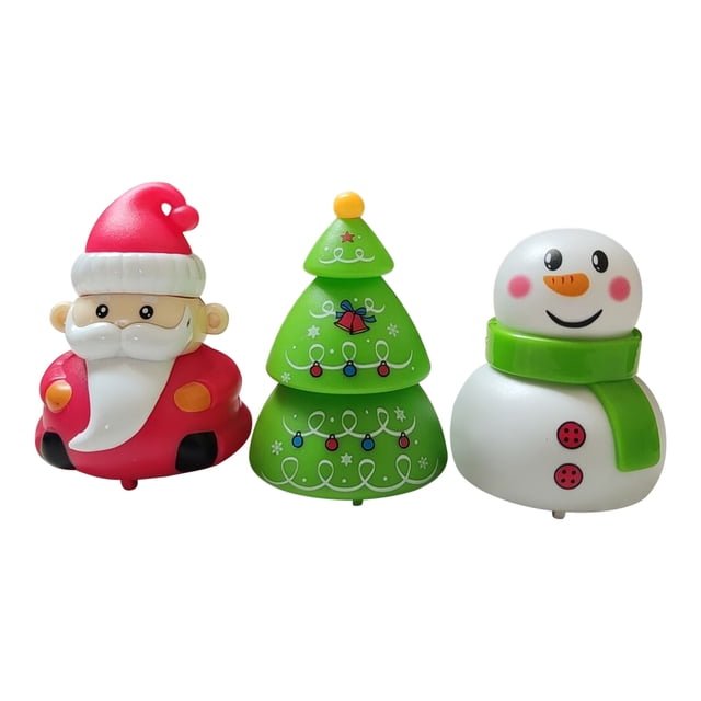 Xihbxyly Oferta de Iluminación Juguete de Navidad, Regalo, Decoración, Árbol de Navidad, Coche de Juguete, Jardín de Infancia, Pequeño Regalo, 3 Piezas