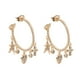 thumbnail image 1 of Aretes Arracadas Corazón Estrella Cruz Chapa de Oro 18k Ametrinaa, 1 of 5