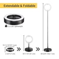 thumbnail image 4 of Yescom 2 Pack 10 Folded Selfie LED Ring Light Portable Dimmable for Makeup YouTube, 4 of 10