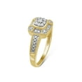 thumbnail image 4 of JewelersClub 1/3 Carat T.W. White Diamond 14k Gold Over Silver 3 Piece Square Jewelry Set, 4 of 10