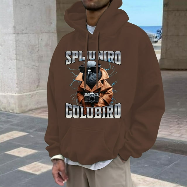 WILLBEST Sudaderas Deportivas para Hombre Sudaderas con Capucha y Sudaderas para Hombre Jersey Clásico De Mitología China con Tela y Diseño Cómodos para Uso Informal Mediana