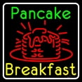 thumbnail image 1 of Square Pancake Breakfast LED Neon Sign 16 x 16 - inches, Clear Edge Cut Acrylic Backing, with Dimmer - Bright and Premium built indoor LED Neon Sign for restaurant window and interior decor., 1 of 7