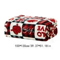 thumbnail image 3 of Mecorevxz Valentines Heart Blanket Soft Flannel Lightweight Valentine Pink Hearts Throw Blanket Cozy Warm Blankets All Seasons Living Room Decor for Home Decor(C), 3 of 8