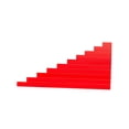 thumbnail image 1 of Material de matemáticas Montessori, tren sensorial, juguete educativo multifuncional, material didáctico de colores brillantes, 10 varillas para niños Baoblaze Varilla de Matemáticas, 1 of 7