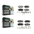 thumbnail image 1 of TEC Front Rear Ceramic Brake Pads Kit for Car 2004-2010 Toyota Sienna KTC-100459, 1 of 10