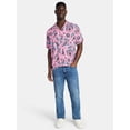 thumbnail image 2 of Spider-Man Men's and Big Men's Paisley Peter Graphic Button-Up Shirt, Sizes S-3XL, 2 of 5