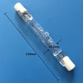 500-Watt 4.7-Inch J Type T3 Halon Bulbs(5 Pack) - 118mm Double Ended ...