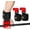 Red, variant on Weight Lifting Hooks (Pair), Heavy Duty Wrist Straps for Weightlifting, Hand Grip Support Lifting Hooks for Weight Lifting, Deadlifts, Pull Ups, Rows & Shrugs