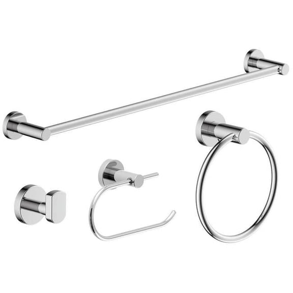 Symmons 35AC4BUNDLE Bathroom Hardware Set Assembly, Chrome - 4 Piece