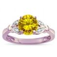 thumbnail image 3 of Star K � Round 7mm Genuine Citrine Marquee Design Promise Engagement Ring, 3 of 9