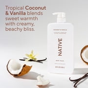 Native Body Wash, Coconut & Vanilla, Sulfate Free, 36 fl oz