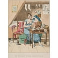 thumbnail image 2 of Gerhard Ludvig Lahde 19x24 Gold Ornate Framed and Double Matted Museum Art Print Titled - A Fallen Girl's Biography. No. 3 (1811), 2 of 4