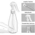 thumbnail image 3 of Botella vacía con pulverizador de 200ML (6 uds.), botella pulverizadora de plástico transparente para plantas y flores de peluquería, pulverizador de agua ER, 3 of 5