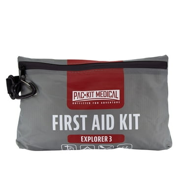 Pac-Kit Watertight Explorer 3 First Aid Kit for Hiking, Camping and Outdoor Activities, 103 Pieces