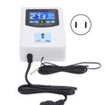 thumbnail image 1 of Controlador de temperatura Termostato inteligente con microordenador digital Interruptor protector 1500W Enchufe estadounidense 110 V, 1 of 9