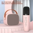 thumbnail image 4 of Guardoinrt ABS Lecture Multi-Format et Microphone Inclus - YOHIA Machine de Karaoké Portable Bluetooth rose hermosa, 4 of 6