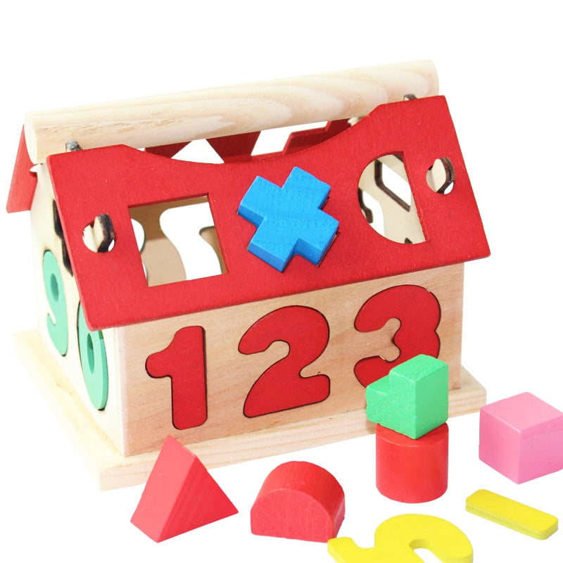 Actoyo Number Shape Sorter Toy for Baby and Toddlers, Learning Activity