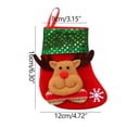thumbnail image 3 of XWSHYW Adornos Colgantes Nuevo Árbol de Navidad Colgante para Decoración de Fiestas, Medias de Papá Noel, Calcetines Tejidos, Bolsas de Regalo para Dulces, 3 of 3