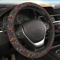 thumbnail image 4 of Kdxio Berry Fruits Print Elastic Stretch Steering Wheel Cover,Auto Steering Wheel Cover,15 Inch Anti-Slip,Warm in Winter and Cool in Summer,Fit Suvs,Vans Cars,Trucks, 4 of 5
