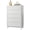 White, variant on GALAXHERO Fluted Dresser for Bedroom with 5 Drawers, 46.26" Tall Wooden Dresser with Golden Metal Handles, Mid Century Modern Chest of Drawers for Living Room, Hallway, Closet, Solid Black