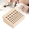 thumbnail image 1 of Domqga 46 Holes Wooden Watch Repair Tool Display Holder Storage Rack Organizer Watchmaker Repair Tools Accessory, 1 of 8