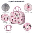 thumbnail image 4 of Womens Pink Halloween Black Cats Ghosts and Pumpkins Lunch Box for Work,Insulated Lunch Bag for Women,Loncheras Para Mujer,Leakproof Adult Lunch Bag for Work,Beach,Travel,Picnic,Camping, 4 of 7
